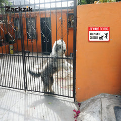 Attention: Fierce Dogs Protect This Property