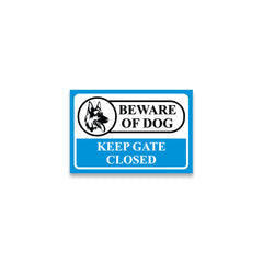 Warning: Property Protected by Trained Dogs