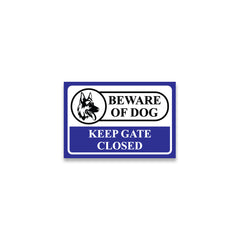 Warning: Property Protected by Trained Dogs