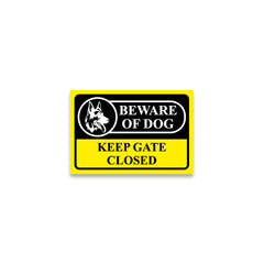 Warning: Property Protected by Trained Dogs