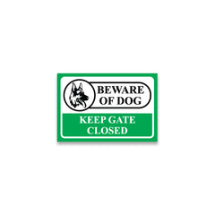 Warning: Property Protected by Trained Dogs