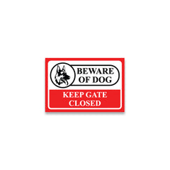 Warning: Property Protected by Trained Dogs