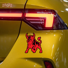 Car Bonnet Bull Sticker – Bold and Striking Shape