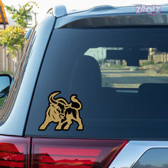 Bull Horn Logo Sticker – Aggressive Look Design