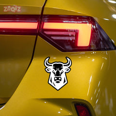 Wild Bull Charging Sticker