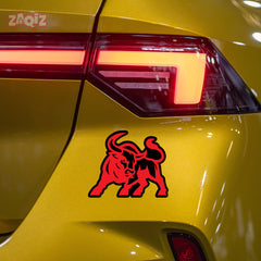 Bull Horn Logo Sticker – Aggressive Look Design