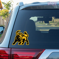 Bull Horn Logo Sticker – Aggressive Look Design