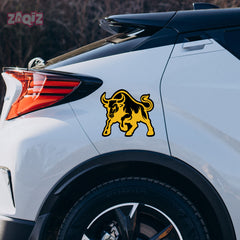 Tribal Bull Head Decal – Waterproof for Bikes