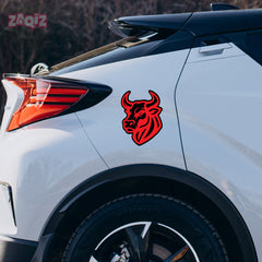 Furious Bull Wall Sticker – Peel and Stick Design