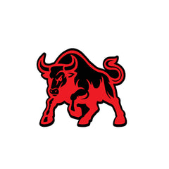 Tribal Bull Head Decal – Waterproof for Bikes