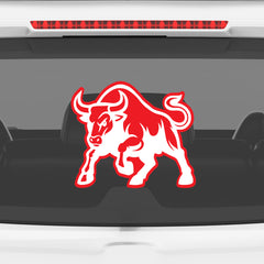 Tribal Bull Head Decal – Waterproof for Bikes