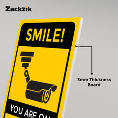 Bold Security Notice for Walls and Doors