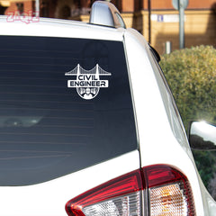 Road Awareness Civil Engineer Decal