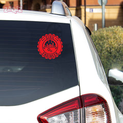 Elegant Civil Engineer Sticker for SUVs