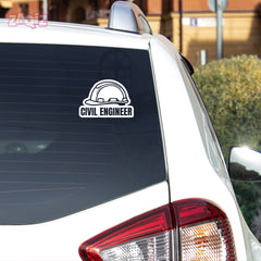 Civil Engineer at Work Vehicle Safety Sign