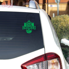 Civil Engineer on Duty Car Sign