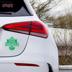Civil Engineer on Duty Car Sign