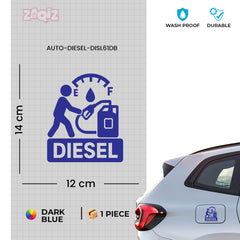 Glossy Diesel Sticker for Car | Premium Finish