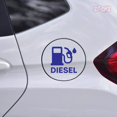Creative Diesel Sticker for Car Fuel Tank Cap