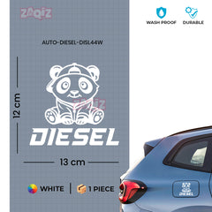 Diesel Only Vinyl Decal for Cars & Trucks
