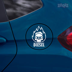 Minimalist Diesel Tank Use Marker