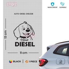 Bold Diesel Only Decal