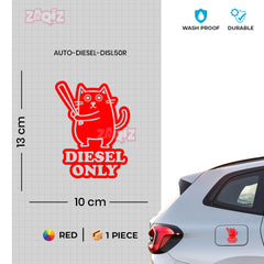 Easy-to-Apply Diesel Tank Label