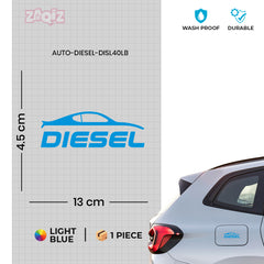 Diesel Fuel Tank Safety Sticker