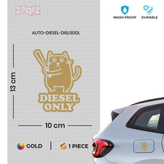 Easy-to-Apply Diesel Tank Label