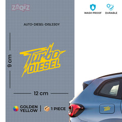 High Visibility Diesel Marker for Cars