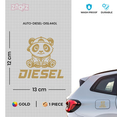 Diesel Only Vinyl Decal for Cars & Trucks
