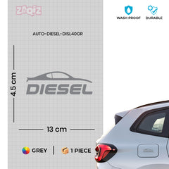 Diesel Fuel Tank Safety Sticker