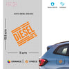 Diesel Fuel Marker Decal