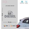 Diesel Identification Sticker for Tanks