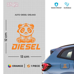Diesel Only Vinyl Decal for Cars & Trucks