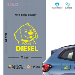 Bold Diesel Only Decal