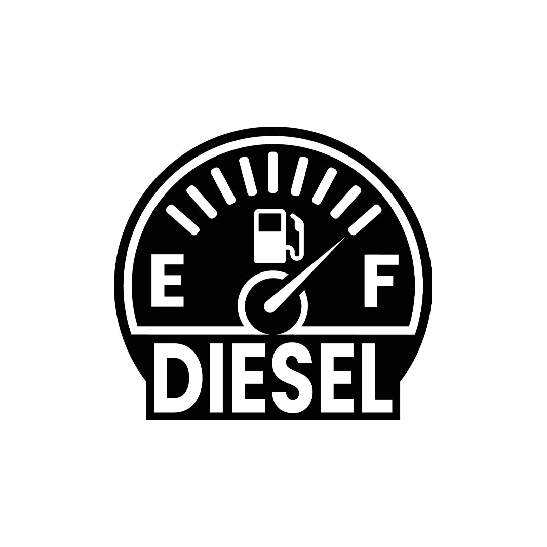 Bright and Bold Diesel Tank Sticker