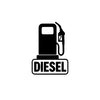 Bold Diesel Label for Bikes and Cars