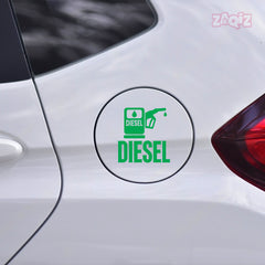 Diesel Tank Caution Notice Decal