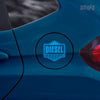 Vibrant Diesel Warning Sticker Decal