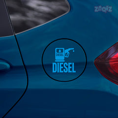 Diesel Tank Caution Notice Decal