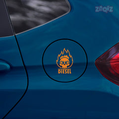 Minimalist Diesel Tank Use Marker