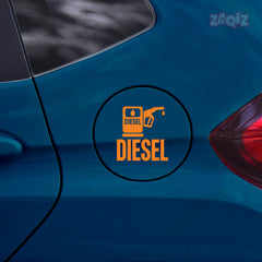 Diesel Tank Caution Notice Decal