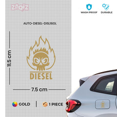 Minimalist Diesel Tank Use Marker