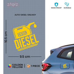 Effortless Diesel Label for Tanks