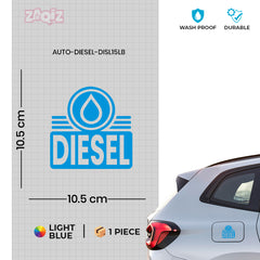 Diesel Fuel Indicator Tag for Caps