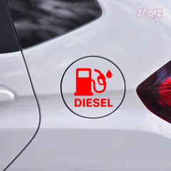 Creative Diesel Sticker for Car Fuel Tank Cap