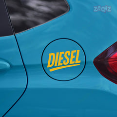 Trendy Diesel Sticker for Car Fuel Tank Cap | Easy Peel & Stick