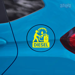 Glossy Diesel Sticker for Car | Premium Finish