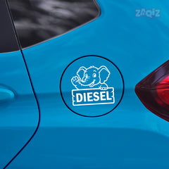 Custom Diesel Sticker for Car | Personalized Fuel Tank Design